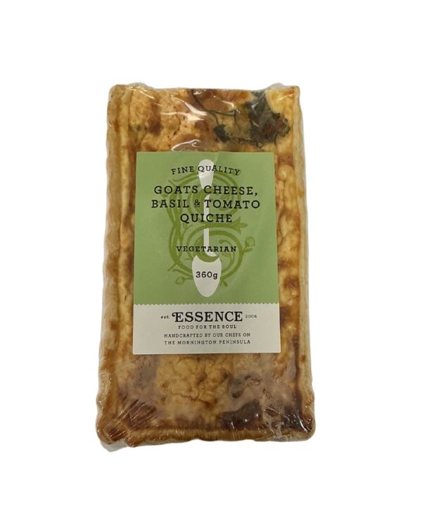 Goats Cheese Basil and Tomato Quiche Essence 360g