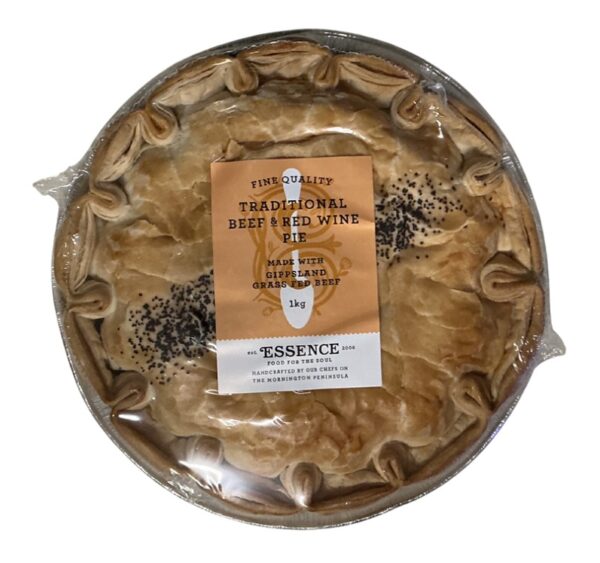 Traditional Beef and Red Wine Pie - Essence 1kg