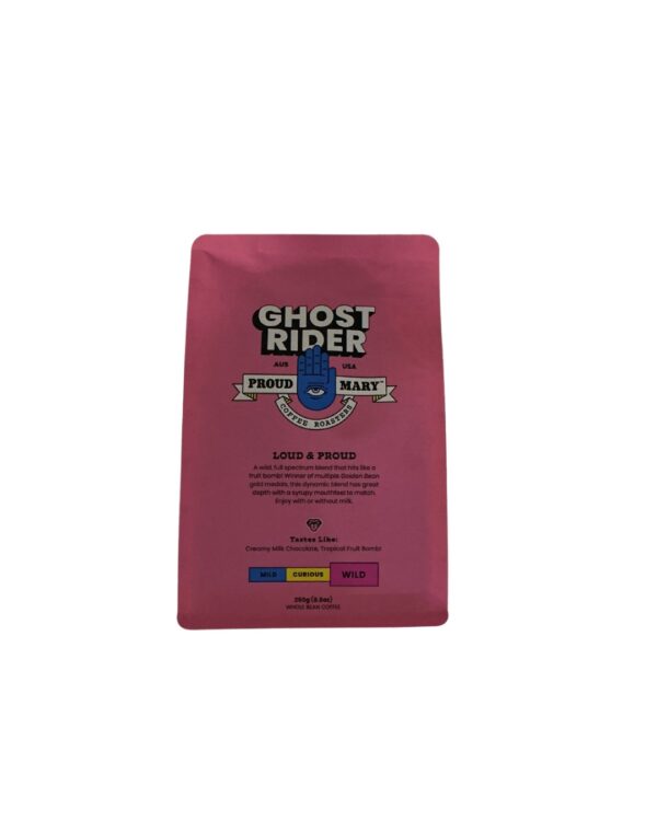 Ghost Rider - Proud Mary Whole Bean Coffee 250g