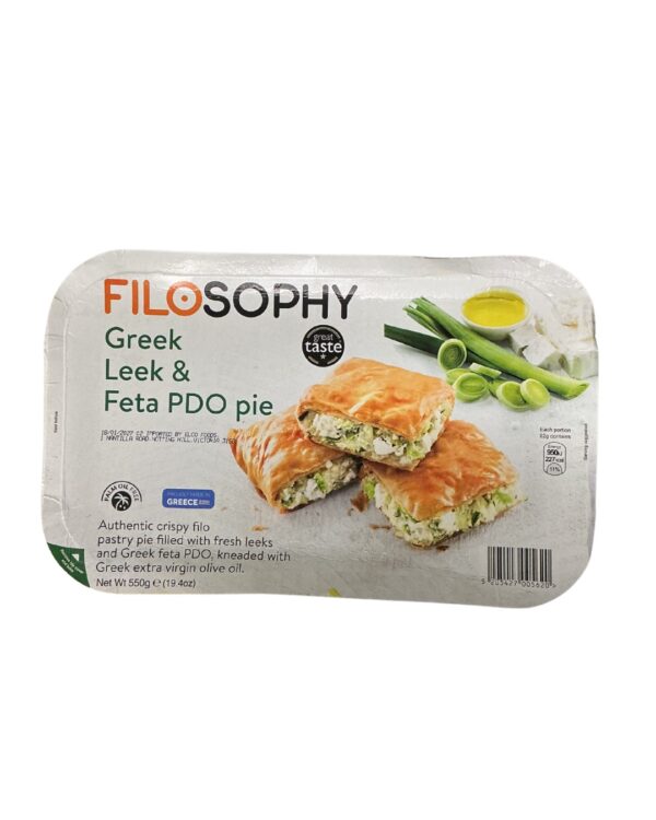 Greek Leek & Feta PDO Pie - Filosophy 500g