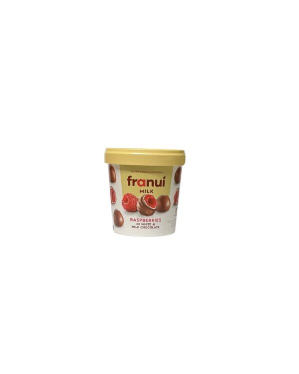 Franui Frozen Raspberries in Milk & White Chocolate
